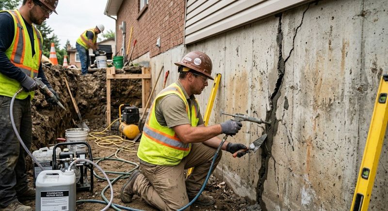 Cracked Foundation Repair in Lehigh Acres, FL