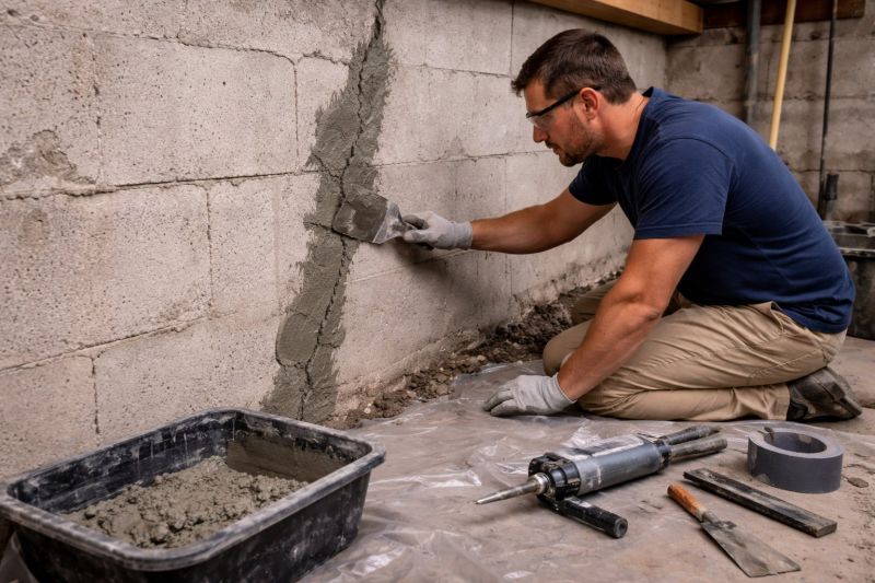 Foundation Crack Repair in Alva, FL