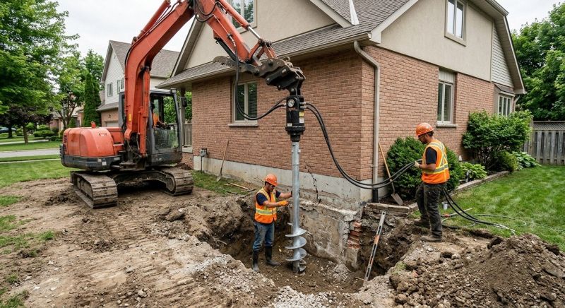 Helical Pile Installation in Fort Myers, FL