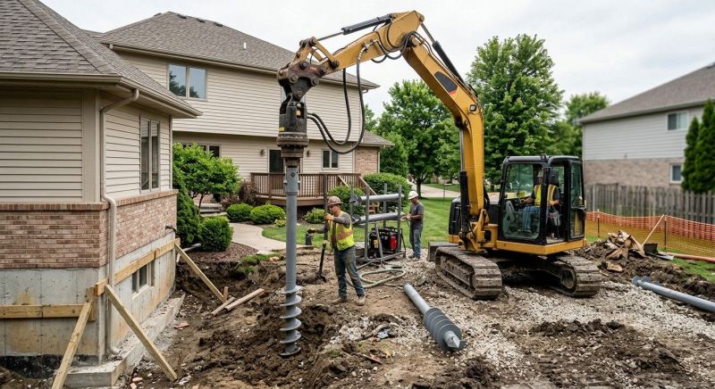 Helical Pile Installation in Fort Myers, FL