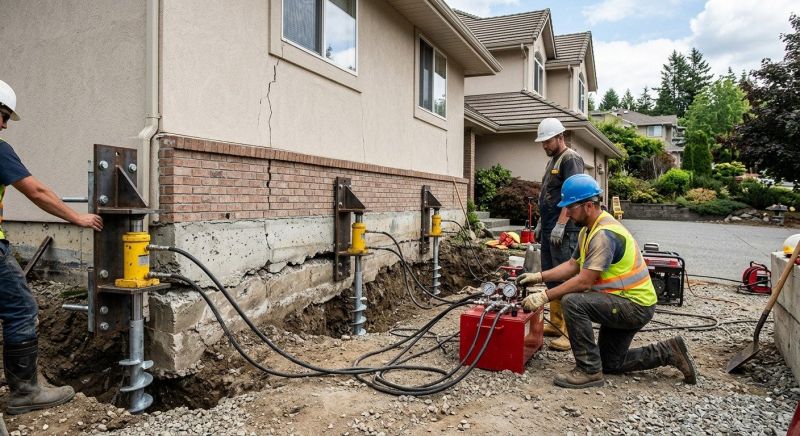 Sinking Foundation Lifting in Fort Myers, FL