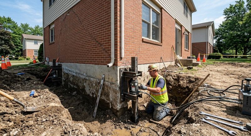 Sinking Foundation Repair in Alva, FL